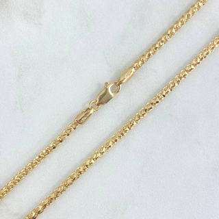 Cadena Franco | Oro Amarillo +3 | 23.8gr | 60cm | 2.5mm Diamantada