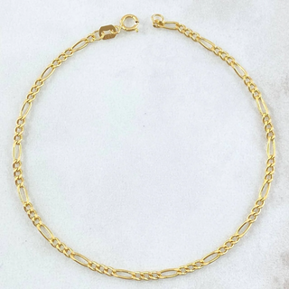 Pulso Figaro | +1 Oro 18K | 0.9gr | 18cm