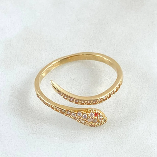Anillo Serpiente | Oro 18K | 2.1gr | T6 3/4