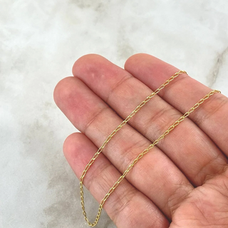 Cadena Espiga | Oro Amarillo +3 18K | 1.7gr | 45cm | 1.2mm