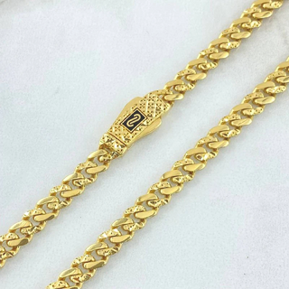 Cadena Cubana Monaco | Oro Amarillo +4 18K | 18.4 gr | 61.5cm
