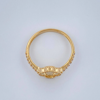 Anillo Trebol | Oro Amarillo 18K | 2.15gr | T8