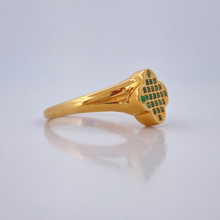 Anillo Trebol | Oro Amarillo 18K | 2.4gr | T6 1/2