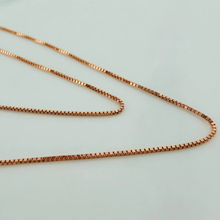 Cadena Veneciana MSK | Oro Rosa +4 18K | 3.4gr | 47.6cm | 0.61mm