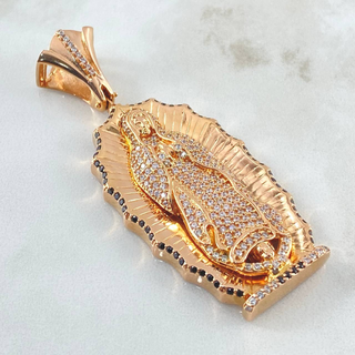 Dije Virgen Guadalupe | Oro Rosa 18K | 34.85gr | 7cm