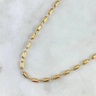 Cadena Rustica Adige | Oro Amarillo 18K | 9.35gr | 65cm | 3mm Lisa