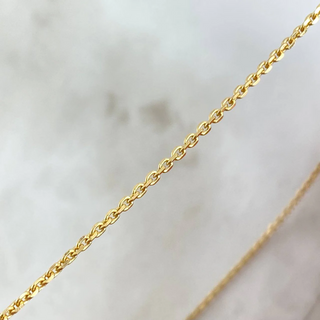 Cadena Aro Seguido Trebol VCyA | Ámbar Rojo Oro Amarillo +4 | 7.8gr | 45cm-50cm