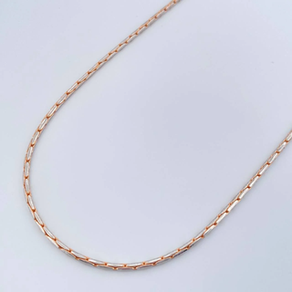 Cadena Cardano | Dos Oros Blanco Rosa +4 18K | 15.25gr | 60.5cm | 1.35mm