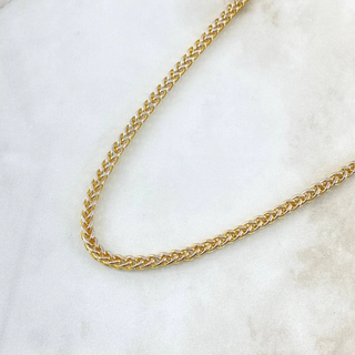 Cadena Franco | Dos Oros Amarillo Blanco +4 18K | 17.8gr | 60cm | 3.5mm