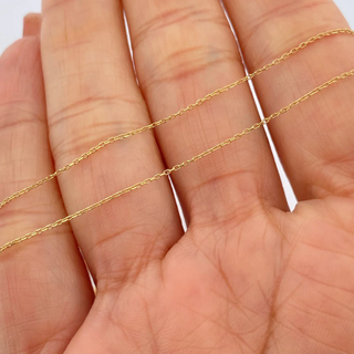 Cadena Aro Seguido Corazones | Oro Amarillo +3 18K | 3.25gr | 47cm