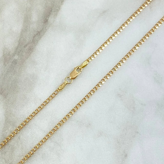 Cadena Panzer | Oro Amarillo +1 18K | 6.45gr | 60cm | 1.9mm