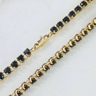 Cadena Tennis | Oro Amarillo Nac.Esp. 18K | 33.65gr | 55cm