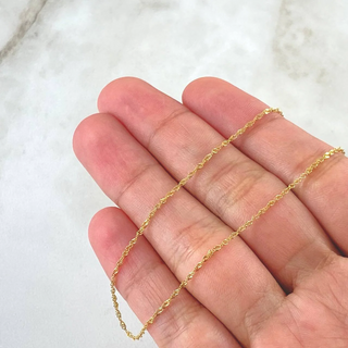 Cadena Singapur | Oro Amarillo +3 18K | 2.7gr | 60cm | 1.6mm