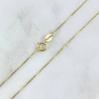 Cadena Veneciana | Oro Amarillo +3 18K | 1.8gr | 45cm | 0.7mm