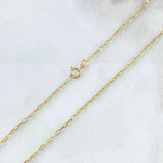 Cadena Escalera Volga | Oro Amarillo +3 18K | 3.5gr | 60cm | 1.4mm