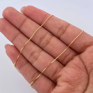 Cadena Veneciana | Oro Amarillo +3 18K | 1.8gr | 45cm | 0.7mm