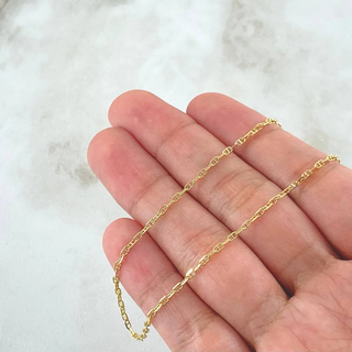 Cadena Escalera Volga | Oro Amarillo +3 18K | 3.5gr | 60cm | 1.4mm