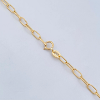 Cadena Cajon | Oro Amarillo +3 18K | 4.15gr | 45cm