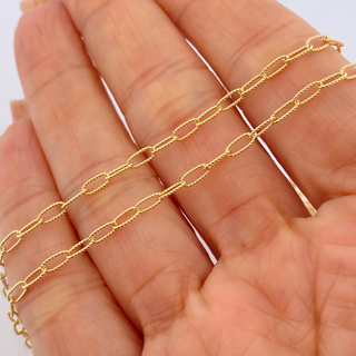 Cadena Cajon | Oro Amarillo +3 18K | 4.15gr | 45cm