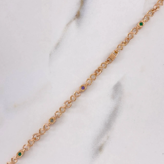 Pulso Rustico Espiral | Circones Colores Oro Rosa | 8.45gr | 20cm