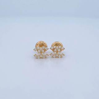 Topos Ola Cruzada | Oro Amarillo 18K | 0.8gr | 6.94mm