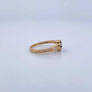 Anillo Trebol | Oro 18K | 2.2gr | T7 1/2