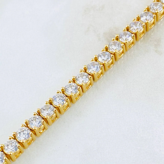 Cadena Tennis | Oro Amarillo Nac.Esp. 18K | 49.25gr | 35cm