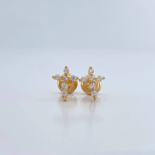 Topos Cruz | Oro Amarillo 18K | 0.85gr | 8.4mm