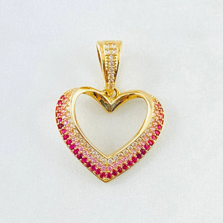 Dije Silueta Corazón | Oro Amarillo 18K | 3.45gr | 3cm