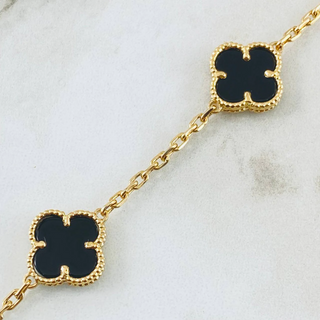 Cadena Aro Seguido Trebol | Nac.Esp. Oro 18K | 27.1gr | 50cm