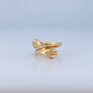 Anillo Abrazo | Oro 18K | 3.35gr | T6