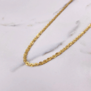 Cadena Lentejuela | Oro Amarillo +3 | 6.35gr | 45cm | 4mm