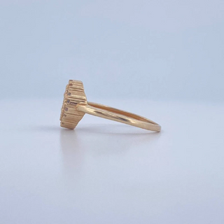 Anillo Trebol | Oro Amarillo 18K | 2.65gr | T6 1/4