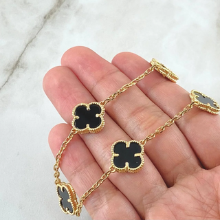 Cadena Aro Seguido Trebol | Nac.Esp. Oro 18K | 27.1gr | 50cm