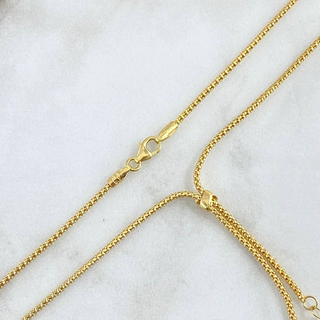 Cadena Cola De Raton Colgantes | Oro Amarillo +4 18K | 5gr | 40cm | 1.3mm