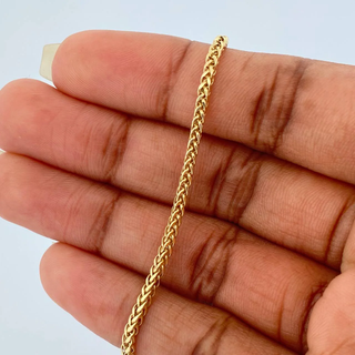 Cadena Franco | Oro Amarillo +3 18K | 4.5gr | 51.7cm | 1.98mm