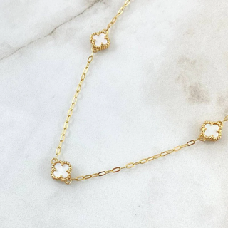 Cadena Trebol Aro seguido | Nac.Esp. Oro 18K | 6.5gr | 50cm