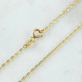 Cadena Escalera Volga | Oro Amarillo +3 18K | 2.6gr | 50cm