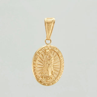 Dije Virgen De Guadalupe | Oro Amarillo 18K | 1.5 g | 3 cm