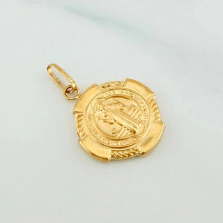 Dije San Benito | Oro Amarillo 18K | 2.1 g | 3 cm