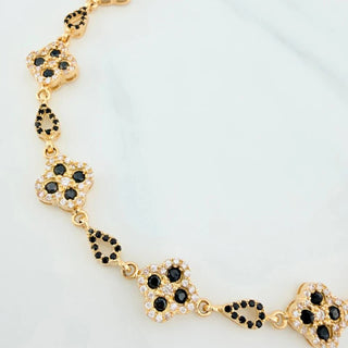 Pulso Trebol Gota | Oro Amarillo 18K | 12.4 g | 20 cm | 9.5 mm