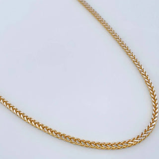 Cadena Franco | Dos Oros Amarillo Blanco +3 18K | 11.25gr | 60cm