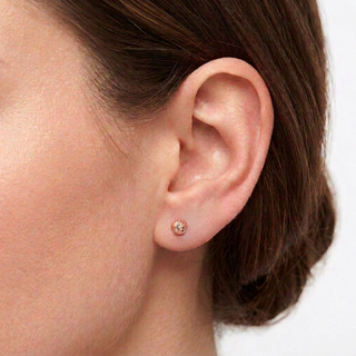 Topos Bola | Oro Rosa 18K | 0.6 g | 3 mm