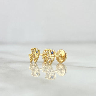 Topos Pez | Oro Amarillo 18K | 0.8 g | 7 mm