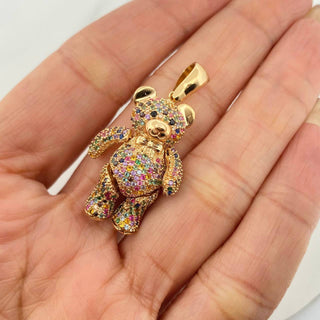 Dije Oso Articulado | Oro Amarillo 18K | 10.55 g | 3.8 cm