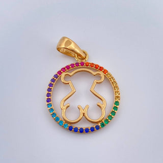 Dije Silueta Oso Ts | Oro Amarillo 18K | 3 g | 3.2 cm