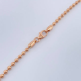 Cadena Militar | Oro Rosa 18K | 13.75 g | 46 cm | 3 mm