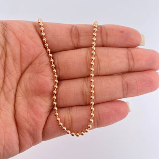 Cadena Militar | Oro Rosa 18K | 13.75 g | 46 cm | 3 mm