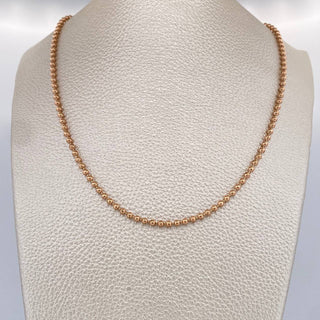 Cadena Militar | Oro Rosa 18K | 13.75 g | 46 cm | 3 mm