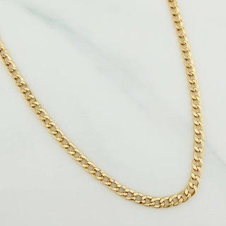 Cadena Cubana | Oro Amarillo 18K | 5.1 g | 51 cm | 3.2 mm